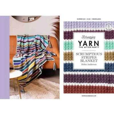 Afbeelding van YARN The After Party nr. 202 Scrumptious Stripes Blanket