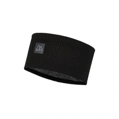 Afbeelding van BUFF® Crossknit Headband SOLID BLACK Hoofdband Unisex