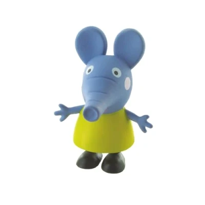 Afbeelding van Peppa Pig Emily Olifant taart topper decoratie 6 cm.