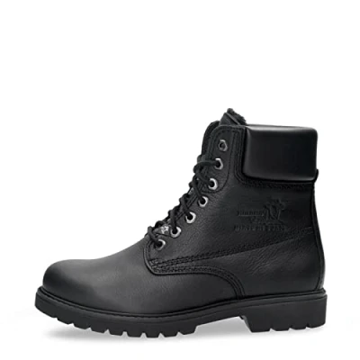 Afbeelding van Panama Jack Igloo Veterboots, Heren, Maat: 40, Black Schaapsleer