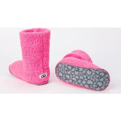 Afbeelding van Pantoffels Woody Teddy Neon Roze