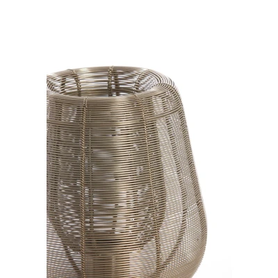 Afbeelding van Light &amp; Living Tafellamp ABOSO Ø18x42cm Goud