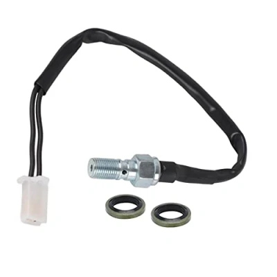 Afbeelding van EBTOOLS voor motorfiets remschakelaar schakelaar achterrem rieju hydraulische rem motorfiets, M10x1.0 universele olieslang pomp remlichtschakelaar