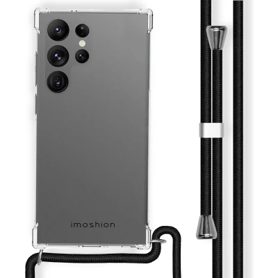 Afbeelding van iMoshion Hoesje met koord Geschikt voor Samsung Galaxy S23 Ultra Backcover Transparant