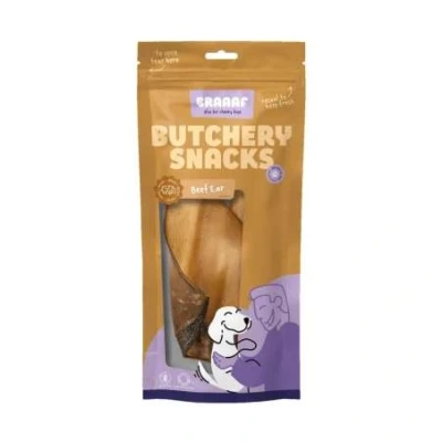Afbeelding van Braaaf butchery hondensnacks runderoor 2 stuks