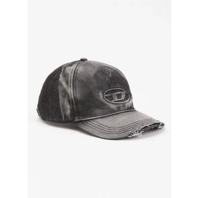 Afbeelding van Diesel heren C Seymon pet met logo in de kleur Donkergrijs, maat: M