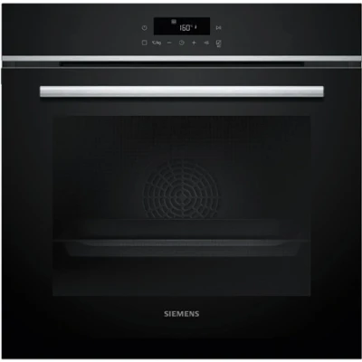 Afbeelding van Siemens HB572ABS3 iQ300 Inbouwoven 71 l Eenvoudig te reinigen: pyrolyse + hydrolyse Inox