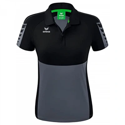 Afbeelding van Six Wings polo dames slate grey/zwart / 38