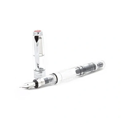 Afbeelding van TWSBI Diamond 580 Vulpen met zuiger, veer F, transparante demonstrator