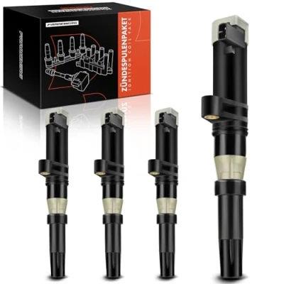 Afbeelding van Frankberg 4 x ontstekingsspoelen compatibel met Clio II III Duster Logan Sandero Kuàtar Primastar Vivaro Kangoo Laguna M.e.g.a.n.e Modus Twingo vervangen # 7700875000 7700107177