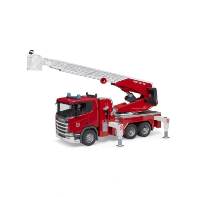 Afbeelding van Bruder 03591 Scania Super 560R Brandweer Ladderwagen