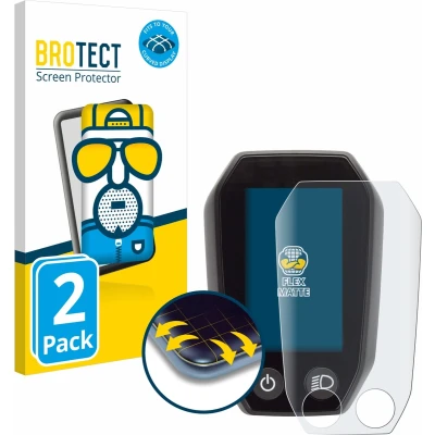 Afbeelding van BROTECT Screenprotector voor Shimano Steps SC E6010 Folie Beschermfolie matte volledig dekking (2 Stuks)
