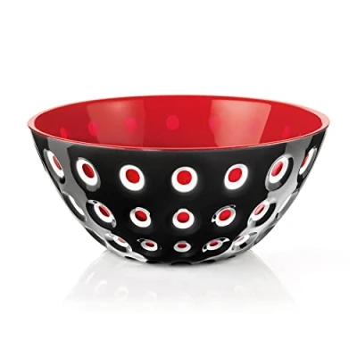 Afbeelding van Guzzini Le Murrine Schaal zwart/wit/transparant �0mm
