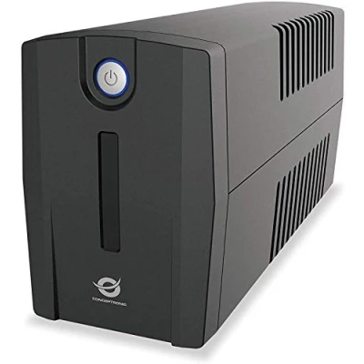 Afbeelding van Conceptronic ZEUS 02E UPS [850VA, 480W, USB, LAN, AVR, MIcroprocessor controlled, Black]