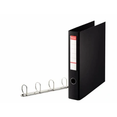 Afbeelding van Esselte 82407 ordner met 4 ringen van polypropyleen A4 55 mm zwart