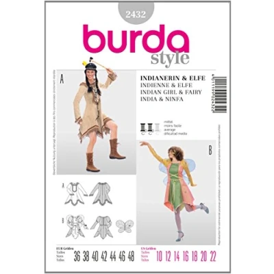 Afbeelding van Burda Naaipatroon 2432 Indiaan en elf
