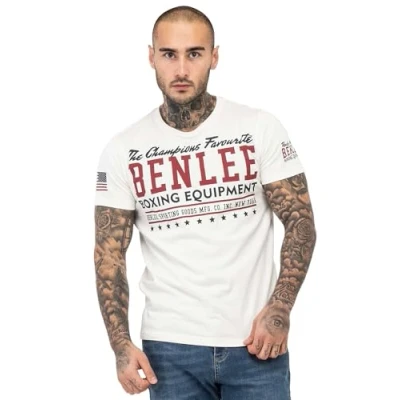 Afbeelding van Benlee T Shirt Champions schmale Passform Off White XL