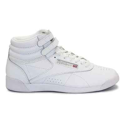 Afbeelding van Reebok Classic Sneakers hoog, Dames, Maat: 35.5, Intenseense white/silver Leer en imitatieleer