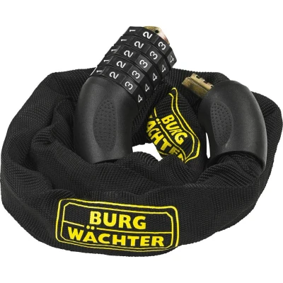 Afbeelding van Burg Wächter 280 C 90 Kettingslot Zwart Cijferslot