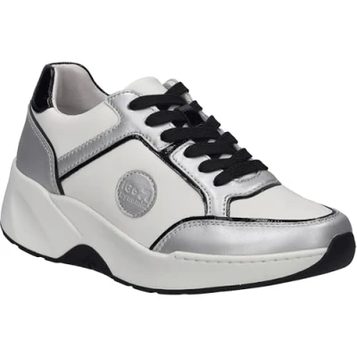 Afbeelding van Josef Seibel Sneaker Lissi Sneakers laag, Dames, Maat: 42, Silber multi Leer