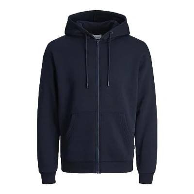 Image de JACK &amp; JONES Jjebradley Sweat zippé à capuche pour homme, Blazer bleu marine., XXL
