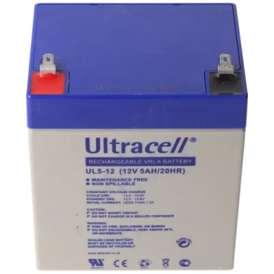 Afbeelding van Ultracell UL5 12 12V 5Ah loodaccu AGM loodgelaccu
