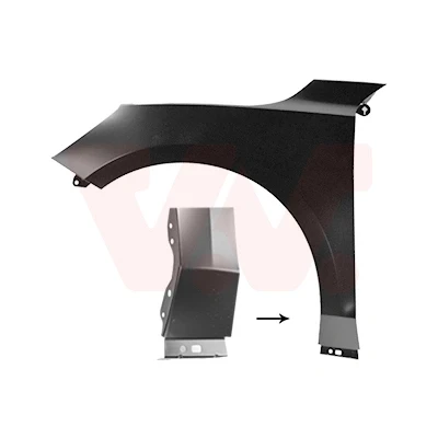 Afbeelding van VAN WEZEL 1949655 Spatbord Links voor FORD: Focus Mk4 Turnier, Hatchback