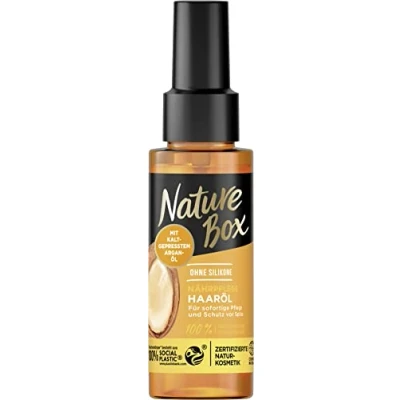 Afbeelding van Nature Box Haarolie arganolie, 70 ml