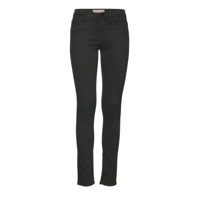 Afbeelding van ICHI Iherin Izaro Black Slim fit jeans, Dames, Maat: 26,
