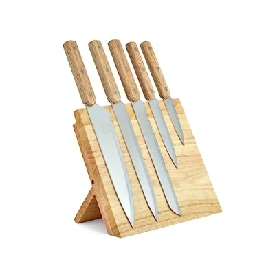 Afbeelding van Set van 5 messen en magnetische houder