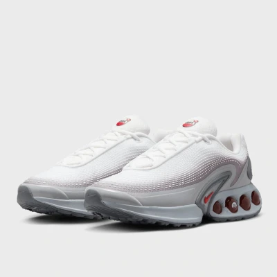Afbeelding van Nike Sportswear AIR MAX DN SE 2 Sneakers laag, Heren, Maat: 44, Light smoke grey/university red/white/smoke grey Textiel/ synthetisch
