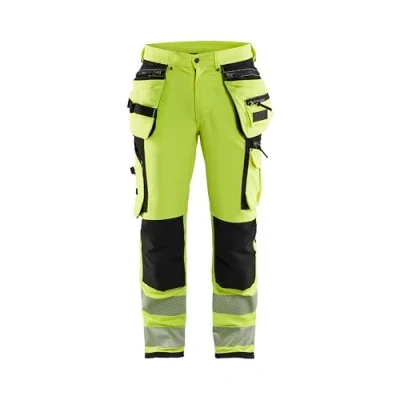 Afbeelding van Blaklader High Vis werkbroek met 4 weg stretch 1997 1642 Geel/Zwart C144