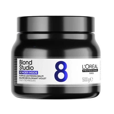 Afbeelding van L&#039;Oréal Professionnel Blond Studio 8 Purple Lightening Balsem 500gr Kleur Opfrissen