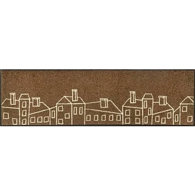 Afbeelding van wash+dry Linecity Deurmat, wasbaar, voor binnen en buiten, 35 x 120 cm