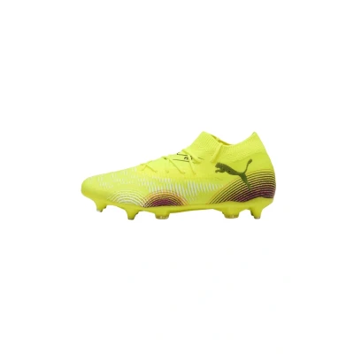 Afbeelding van Puma Future 8 Match MXSG Voetbalschoenen met metalen noppen, Maat: 45, Yellow alert black sun struck Textiel/ synthetisch