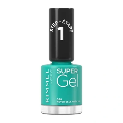Afbeelding van Rimmel Super Gel Nagellak 098 Never Blue With You