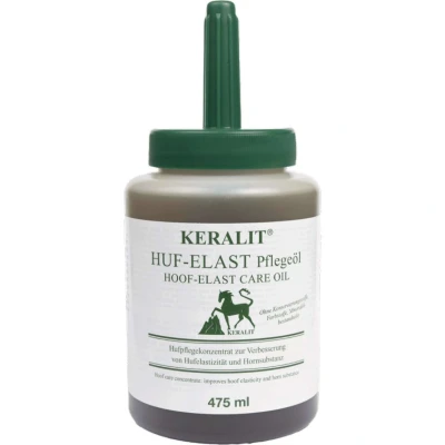 Afbeelding van Waldhausen KERALIT Hoef Elast verzorgingsolie 475ml One Size Transparant