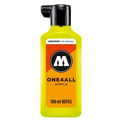 Afbeelding van Molotow ONE4ALL™ 180ml Gifgroene navul Inkt op acrylbasis