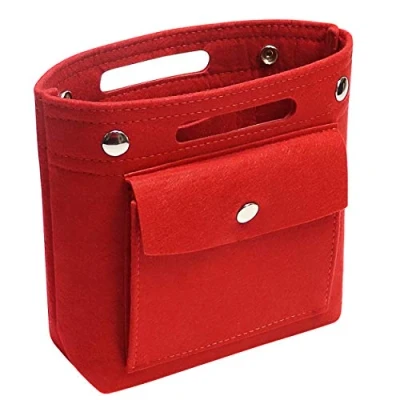 Afbeelding van Soyizom Handtas Organizer voor draagtas, tas in tas, mini inzetstuk Speedy Neverfull NeoNoe Noe BB, rood