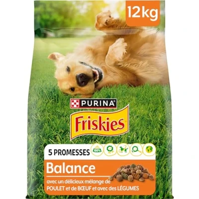 Afbeelding van Friskies Balance droogvoer voor honden MAXI PACK kip &amp; groenten 12kg