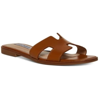 Afbeelding van Steve Madden Hadyn damessandalen, Cognac leer