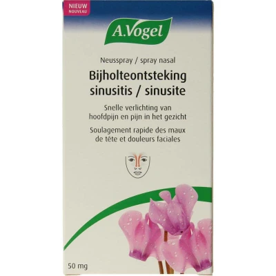 Afbeelding van A.Vogel Neusspray Bijholteontsteking 50 mg