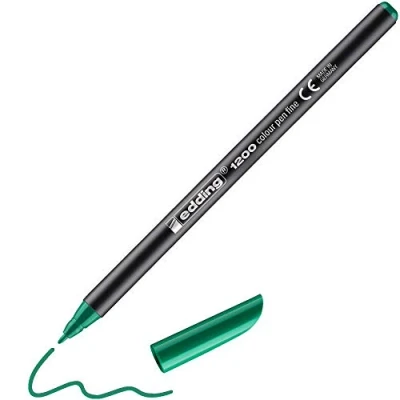 Afbeelding van edding 1200 teken/kleur stift groen 1ST 0,5 1 mm / 4 1200004