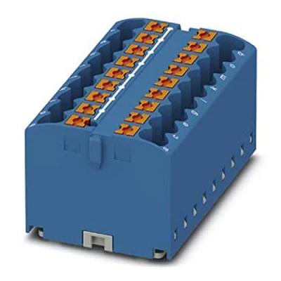 Afbeelding van Phoenix Contact PTFIX 18X2,5 G BU 3273440 Verdeelblok Aantal polen: 18 0.14 mm² 2.5 Blauw 8 stuk(s)