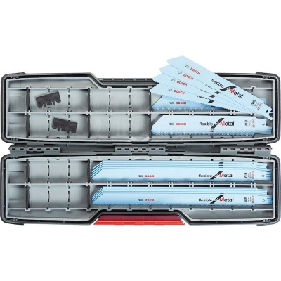 Image de BOSCH 2607010995 Jeu de lames scie alternative pour métal en ToughBox 20 pièces