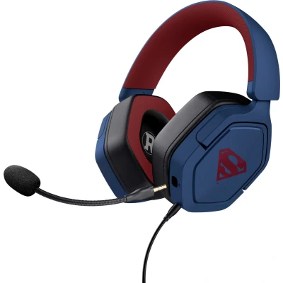 Afbeelding van Trust GXT492SM Carus Gaming headset voor PS4/PS5/Nintendo Switch/PC Bedraad 3.5mm aansluiting Superman Blauw