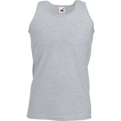 Afbeelding van Fruit Of The Loom Heren Atletisch Mouwloos Hemd / Tanktop (Heather Grijs)