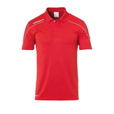 Afbeelding van Uhlsport Stream 22 Polo Heren Rood / Wit Maat: S