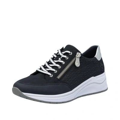 Afbeelding van Rieker N9516 veterschoenen voor dames, Blauw, 42 EU