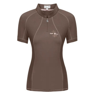 Image de Fair Play Chemise Paula Courte Manche Steel Blue EU 40